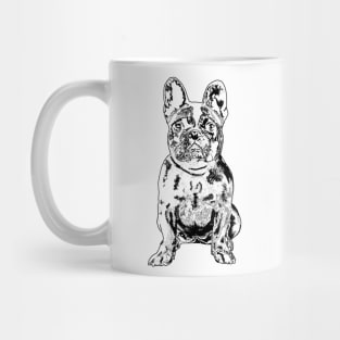 French bulldog black cute Mug